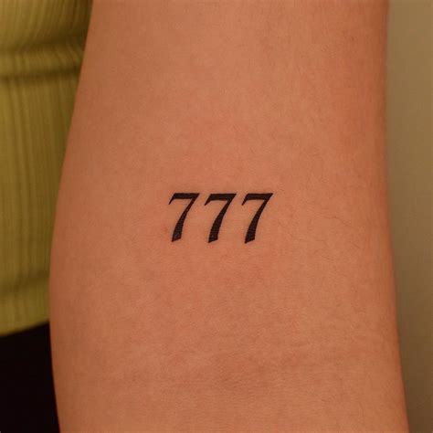 777 Tattoo .